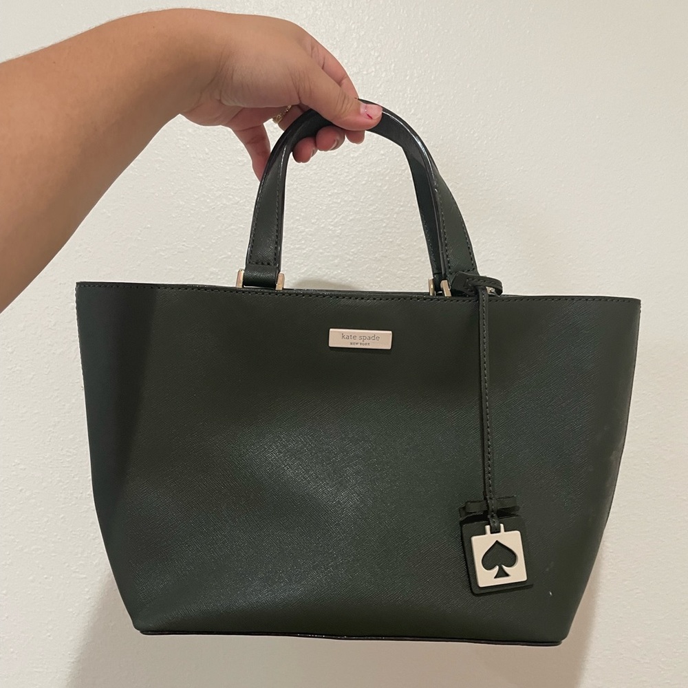 Cute forest green Kate Spade purse
